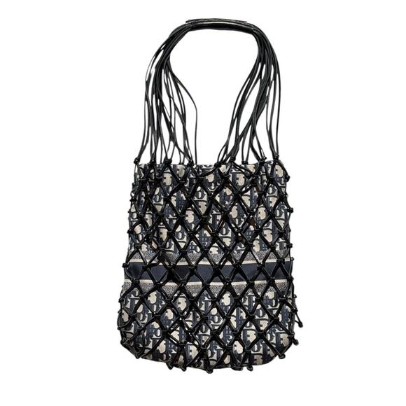 Monogram logo trotter netted tote bag - Picture 2 of 4